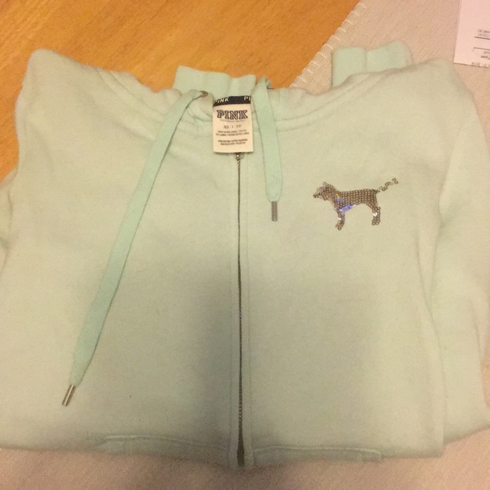 PINK zip up hoodie